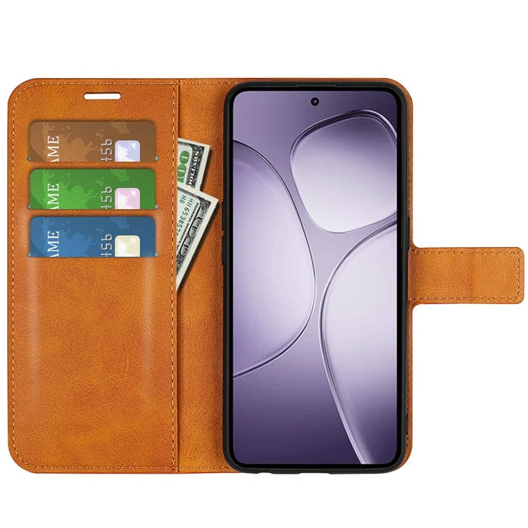 For Xiaomi 14T Pro Stand Case Anti-Scratch Calf Texture Leather Phone Cover