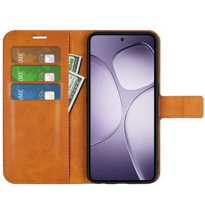For Xiaomi 14T Pro Stand Case Anti-Scratch Calf Texture Leather Phone Cover