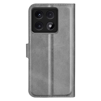 For Xiaomi 14T Pro Stand Case Anti-Scratch Calf Texture Leather Phone Cover