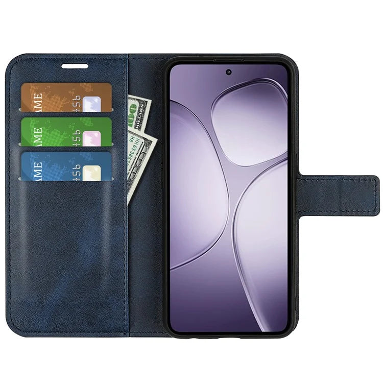 For Xiaomi 14T Pro Stand Case Anti-Scratch Calf Texture Leather Phone Cover