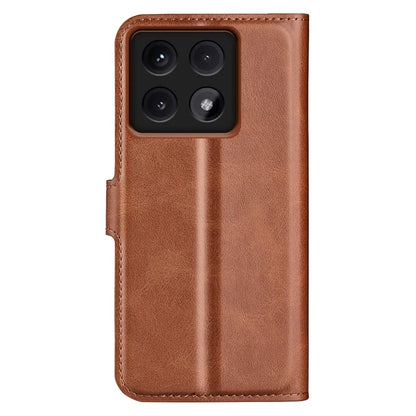 For Xiaomi 14T Pro Stand Case Anti-Scratch Calf Texture Leather Phone Cover