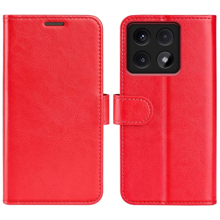 For Xiaomi 14T Pro Wallet Case Crazy Horse Texture Stand Leather Phone Cover