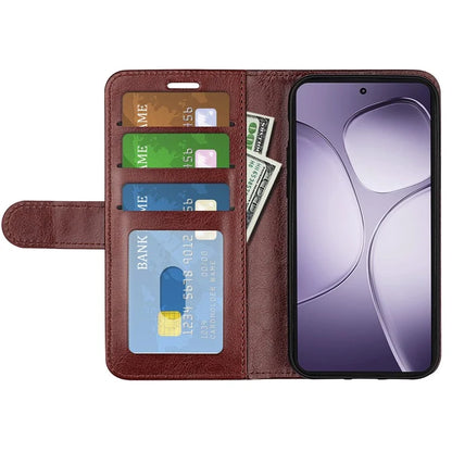 For Xiaomi 14T Pro Wallet Case Crazy Horse Texture Stand Leather Phone Cover