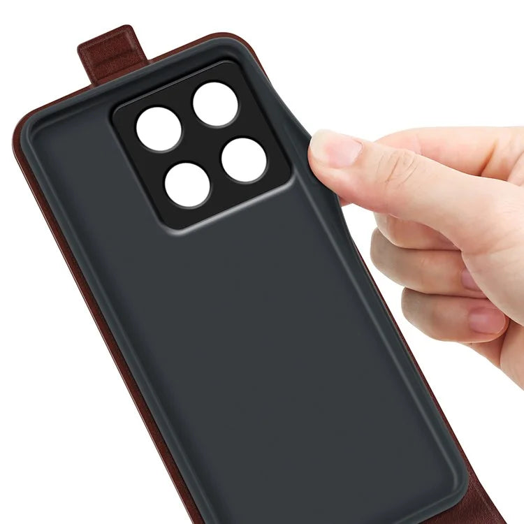 For Xiaomi 14T Pro Case with Card Slots Vertical Flip Leather Phone Cover
