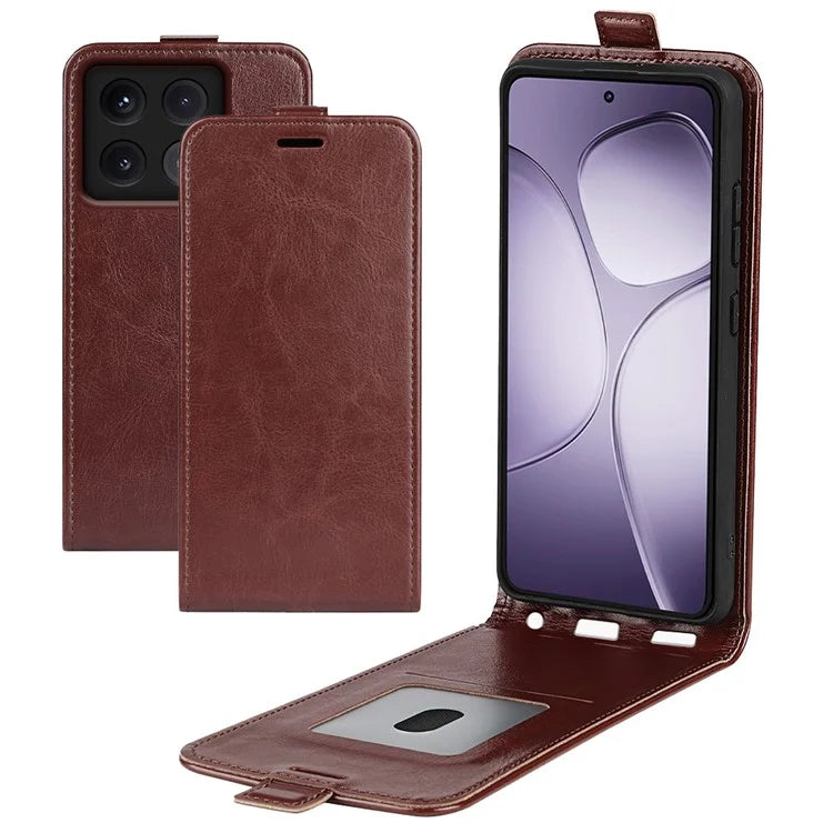 For Xiaomi 14T Pro Case with Card Slots Vertical Flip Leather Phone Cover