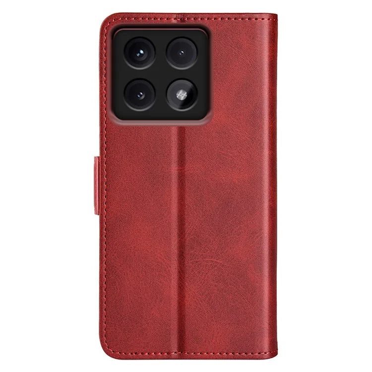 For Xiaomi 14T Pro Stand Case Calf Texture Leather Wallet Phone Cover