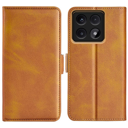 For Xiaomi 14T Pro Stand Case Calf Texture Leather Wallet Phone Cover