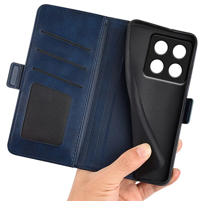 For Xiaomi 14T Pro Stand Case Calf Texture Leather Wallet Phone Cover
