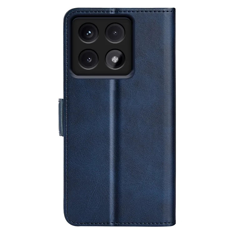 For Xiaomi 14T Pro Stand Case Calf Texture Leather Wallet Phone Cover