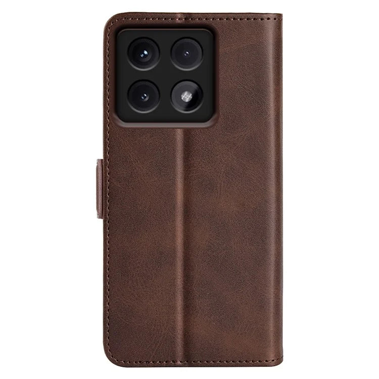 For Xiaomi 14T Pro Stand Case Calf Texture Leather Wallet Phone Cover