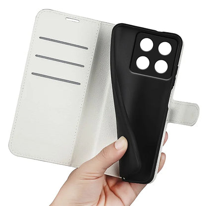 For Xiaomi 14T Pro Case Litchi Texture Shockproof Leather Wallet Phone Cover