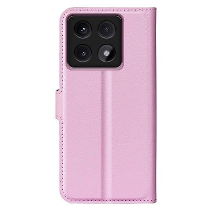 For Xiaomi 14T Pro Case Litchi Texture Shockproof Leather Wallet Phone Cover