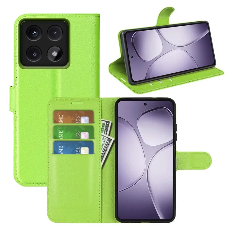 For Xiaomi 14T Pro Case Litchi Texture Shockproof Leather Wallet Phone Cover