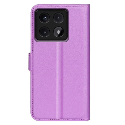 For Xiaomi 14T Pro Case Litchi Texture Shockproof Leather Wallet Phone Cover