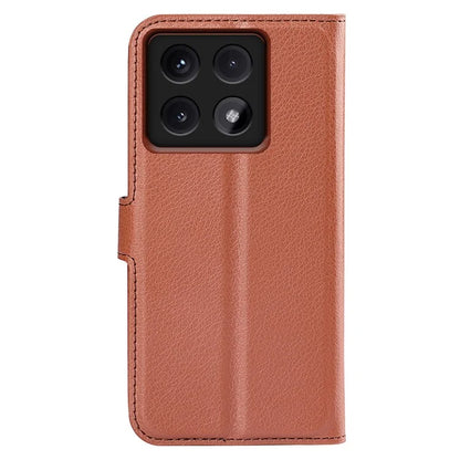 For Xiaomi 14T Pro Case Litchi Texture Shockproof Leather Wallet Phone Cover