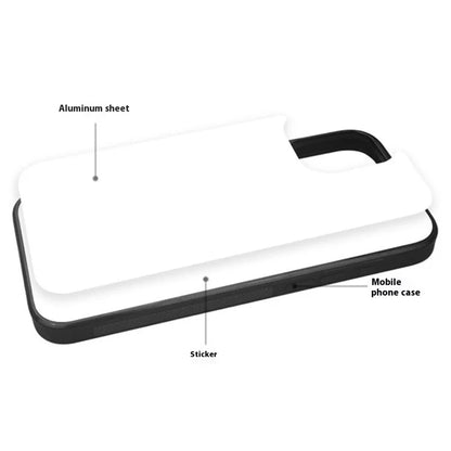 10Pcs  /  Pack For iPhone 16 Case Shockproof PC+TPU Phone Cover Support Heat Transfer Printing