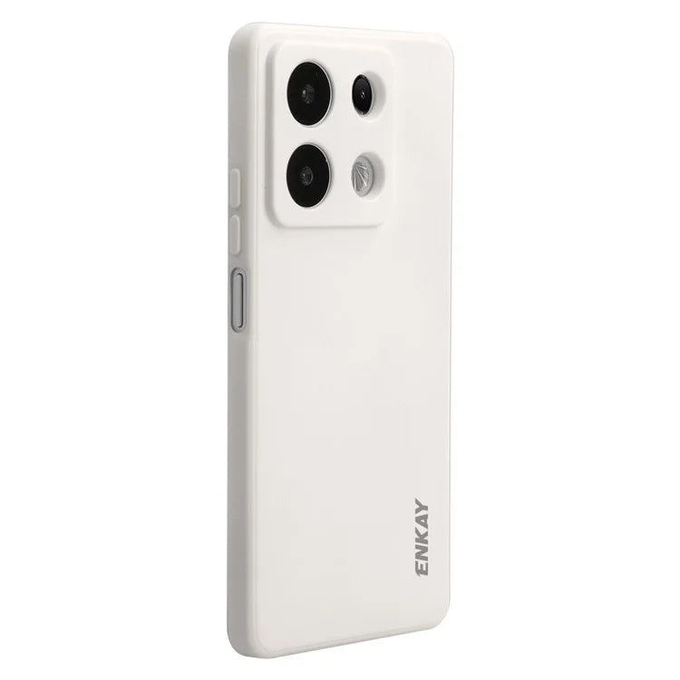 ENKAY HAT PRINCE For Xiaomi Redmi Note 13 Pro 5G  /  Poco X6 5G Case Straight Edge Liquid Silicone Phone Cover