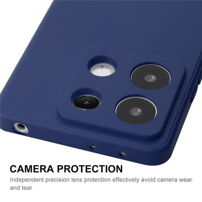 ENKAY HAT PRINCE For Xiaomi Redmi Note 13 Pro 5G  /  Poco X6 5G Case Straight Edge Liquid Silicone Phone Cover