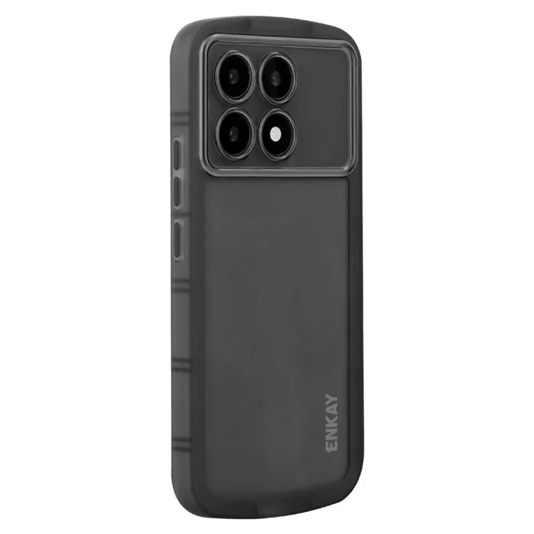 ENKAY HAT PRINCE For Xiaomi Poco X6 Pro 5G  /  Redmi K70E 5G Case Four Corners Shockproof Matte TPU Phone Cover