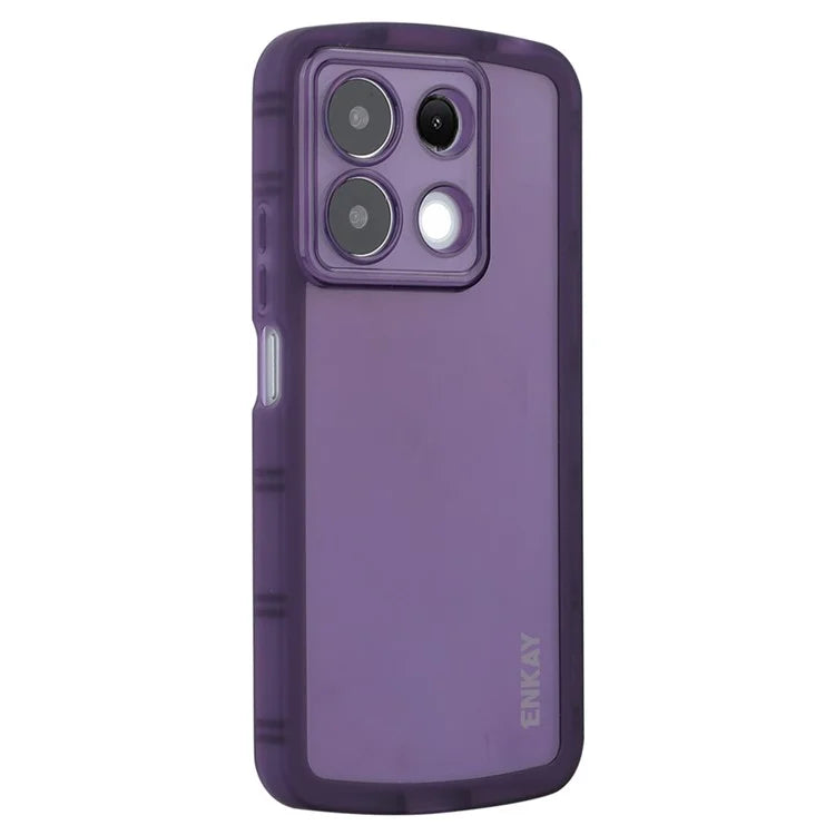ENKAY HAT PRINCE For Xiaomi Redmi Note 13 5G Case Four Corners Shockproof Matte TPU Phone Cover