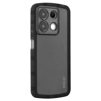 ENKAY HAT PRINCE For Xiaomi Redmi Note 13 5G Case Four Corners Shockproof Matte TPU Phone Cover