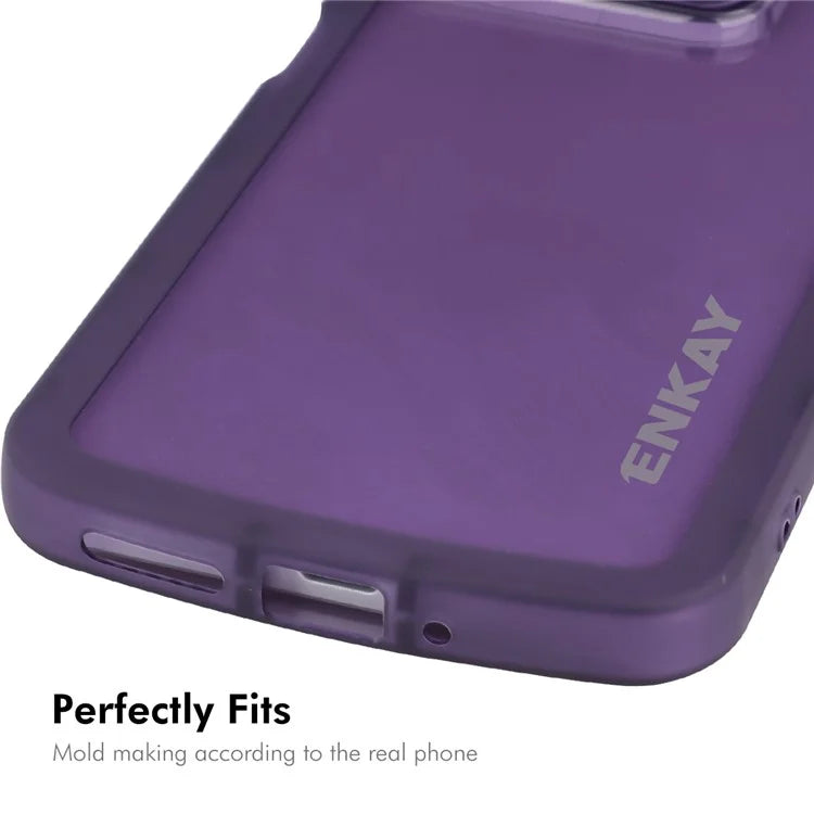 ENKAY HAT PRINCE For Xiaomi Redmi Note 13 5G Case Four Corners Shockproof Matte TPU Phone Cover