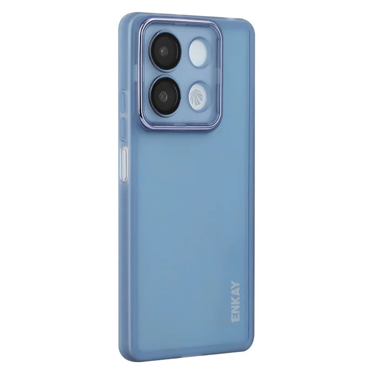 ENKAY HAT PRINCE For Xiaomi Redmi Note 13R Pro 5G Case Matte TPU Phone Cover with Lens Film