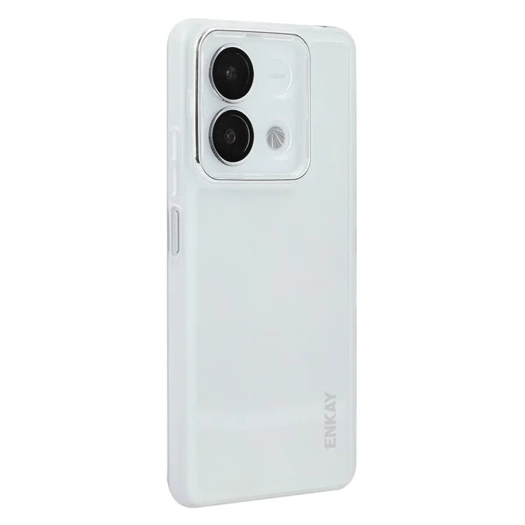 ENKAY HAT PRINCE For Xiaomi Redmi Note 13R Pro 5G Case Matte TPU Phone Cover with Lens Film