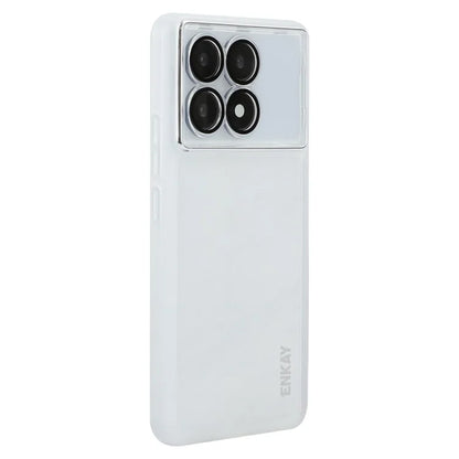 ENKAY HAT PRINCE For Xiaomi Poco X6 Pro 5G  /  Redmi K70E 5G Case Matte TPU Phone Cover with Lens Film