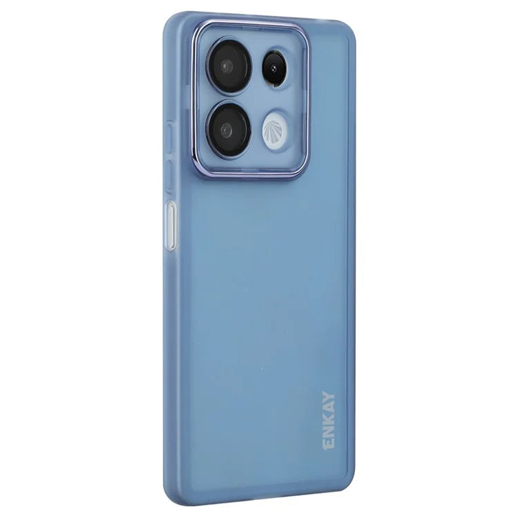 ENKAY HAT PRINCE For Xiaomi Poco X6 5G  /  Note 13 Pro 5G Case Matte TPU Phone Cover with Lens Film
