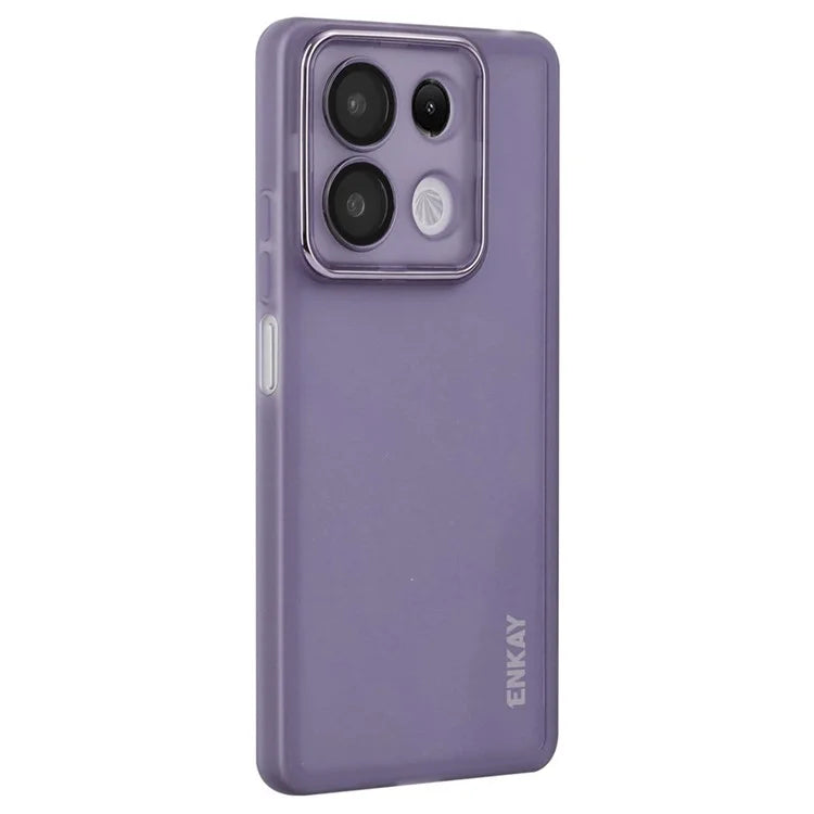 ENKAY HAT PRINCE For Xiaomi Poco X6 5G  /  Note 13 Pro 5G Case Matte TPU Phone Cover with Lens Film
