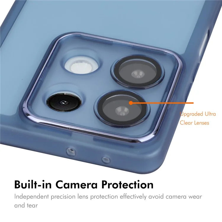 ENKAY HAT PRINCE For Xiaomi Poco X6 5G  /  Note 13 Pro 5G Case Matte TPU Phone Cover with Lens Film