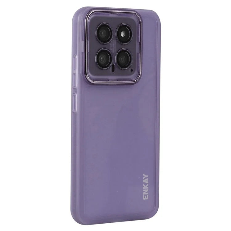 ENKAY HAT PRINCE For Xiaomi 14 Pro Case Matte TPU Phone Cover with Lens Film