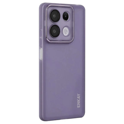 ENKAY HAT PRINCE For Xiaomi Redmi Note 13 5G Case Matte TPU Phone Cover with Lens Film