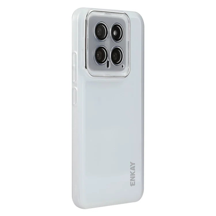 ENKAY HAT PRINCE For Xiaomi 14 Case Matte TPU Phone Cover with Lens Film