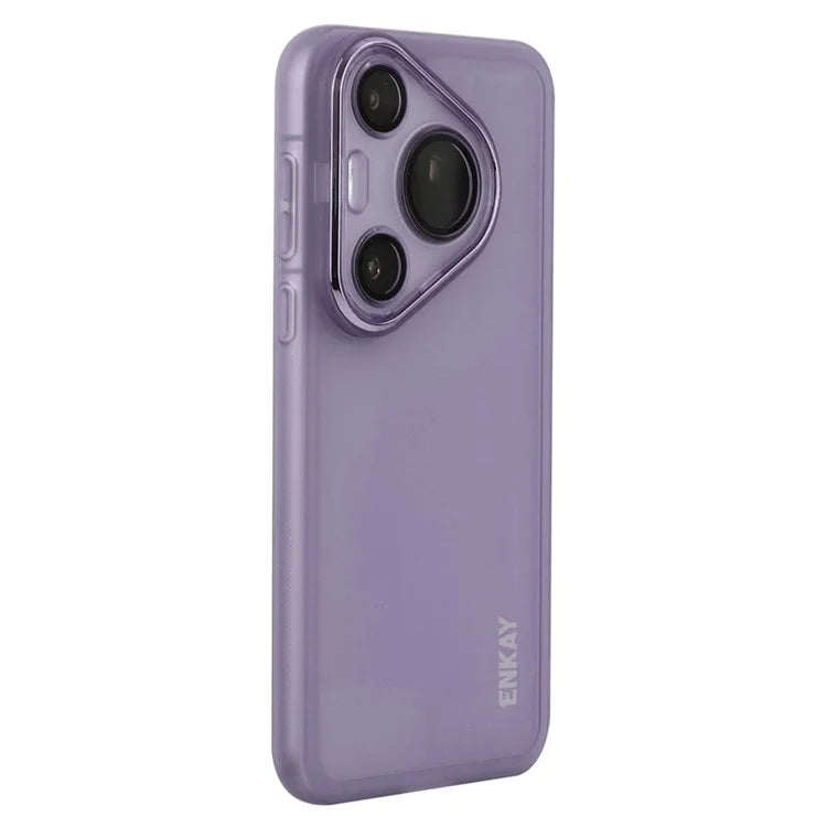 ENKAY HAT PRINCE For Huawei Pura 70 Pro+  /  70 Pro Case Matte TPU Phone Cover with Lens Film