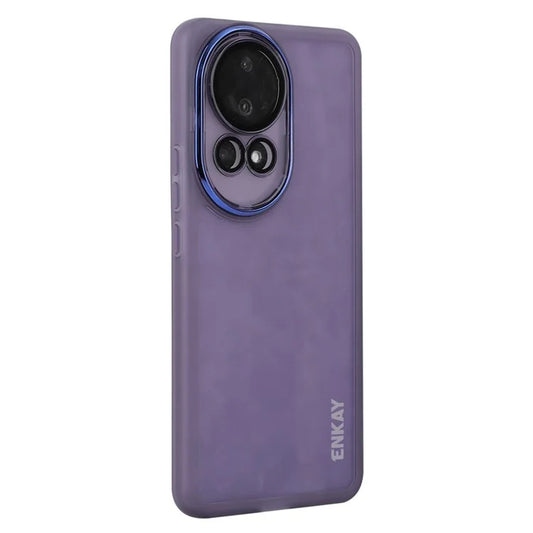 ENKAY HAT PRINCE For Huawei nova 12 5G Case Matte TPU Phone Cover with Lens Film
