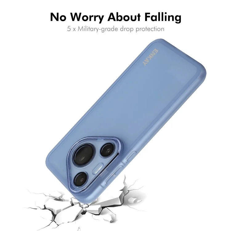 ENKAY HAT PRINCE For Huawei Pura 70 Case Matte TPU Phone Cover with Lens Film