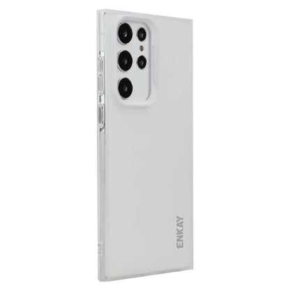 ENKAY HAT PRINCE For Samsung Galaxy S22 Ultra 5G Case Translucent Matte TPU Shockproof Phone Case