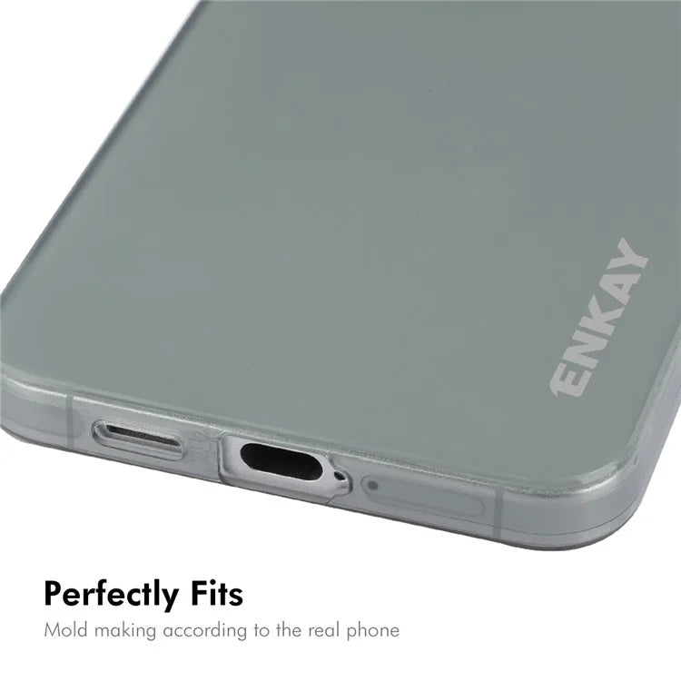 ENKAY HAT PRINCE For Samsung Galaxy S22 5G Case Translucent Matte TPU Shockproof Phone Case