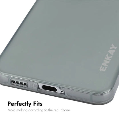 ENKAY HAT PRINCE For Samsung Galaxy S23+ Case Translucent Matte TPU Shockproof Phone Case