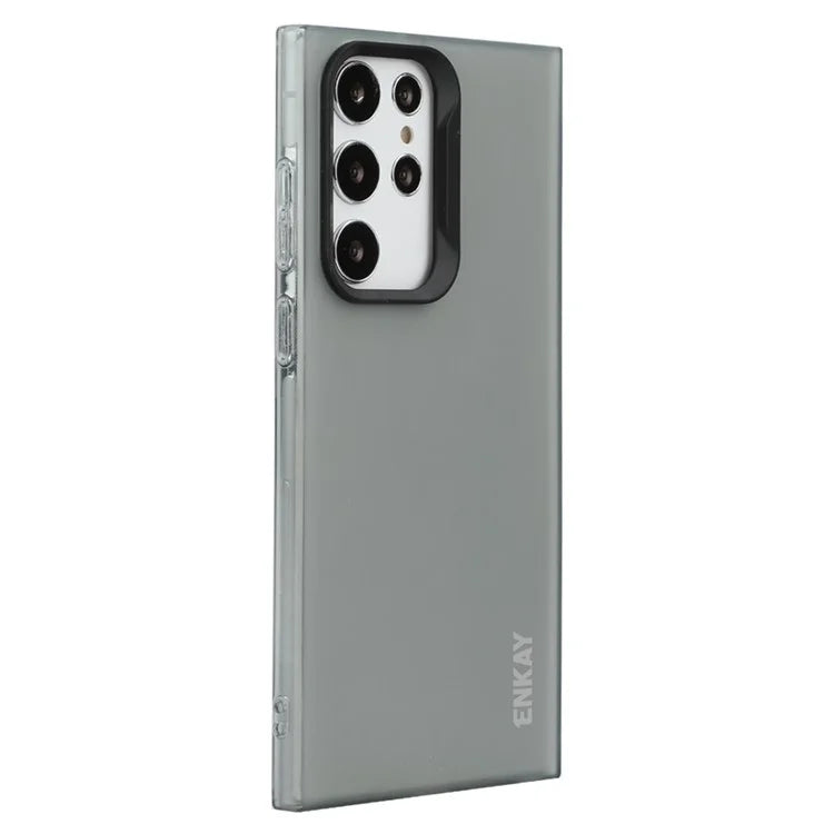 ENKAY HAT PRINCE For Samsung Galaxy S23 Ultra Case Translucent Matte TPU Shockproof Phone Case