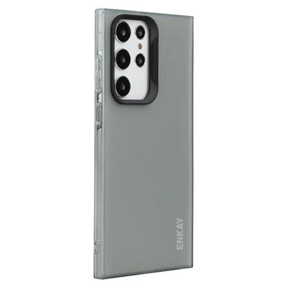 ENKAY HAT PRINCE For Samsung Galaxy S23 Ultra Case Translucent Matte TPU Shockproof Phone Case