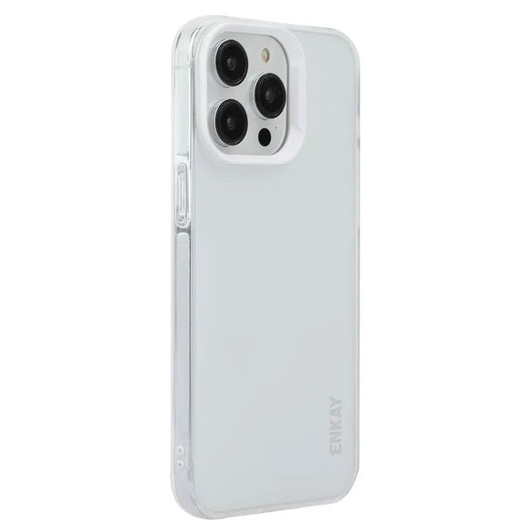ENKAY HAT PRINCE For iPhone 14 Pro Case Translucent Matte TPU Shockproof Phone Case