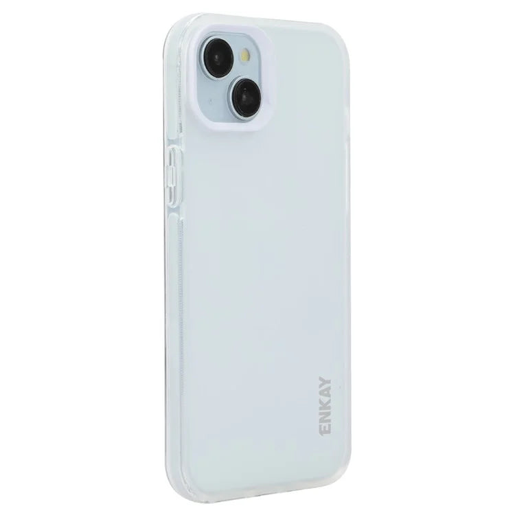 ENKAY HAT PRINCE For iPhone 14  Case Translucent Matte TPU Shockproof Phone Case
