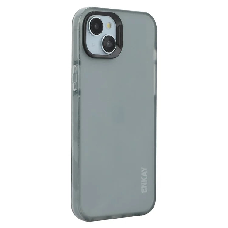 ENKAY HAT PRINCE For iPhone 14 Plus Case Translucent Matte TPU Shockproof Phone Case