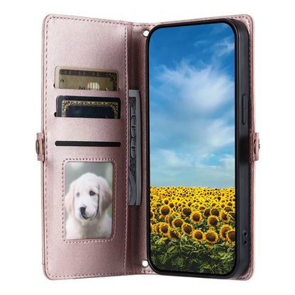 For Samsung Galaxy A06 Leather Case with Wrist Strap Wallet Stand Phone Cover
