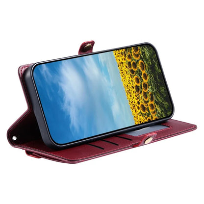 For Samsung Galaxy A06 Leather Case with Wrist Strap Wallet Stand Phone Cover