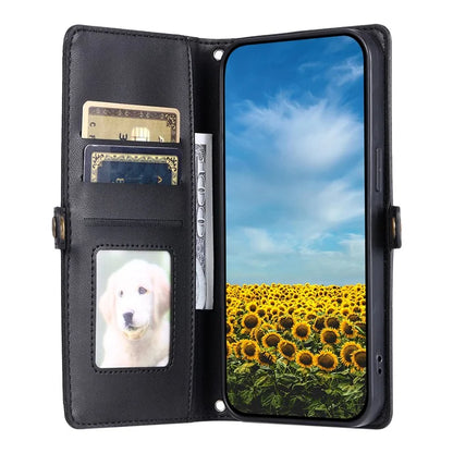For Samsung Galaxy A06 Leather Case with Wrist Strap Wallet Stand Phone Cover