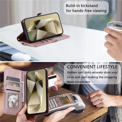 For Samsung Galaxy A16 5G Leather Case with Wrist Strap Wallet Stand Phone Cover